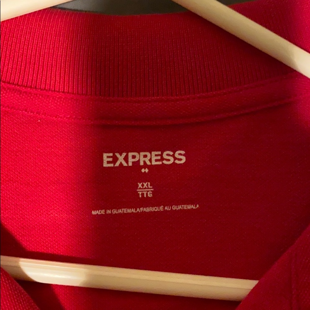 Express Red Polo - Picture 2 of 3